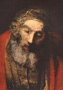 REMBRANDT Harmenszoon van Rijn The Return of the Prodigal Son (detail) china oil painting artist